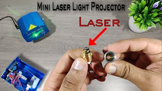 Mini Laser Light Projector, Stage Lighting, Sound Activated, For Party,  Full Review And TEARDOWN !!! - YouTube