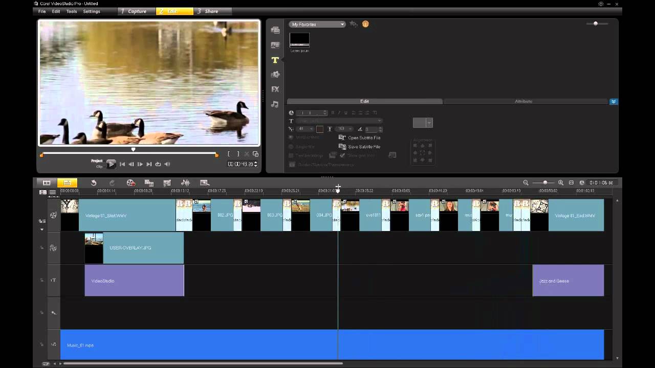 Corel VideoStudio Pro X3 inar Part 6 YouTube