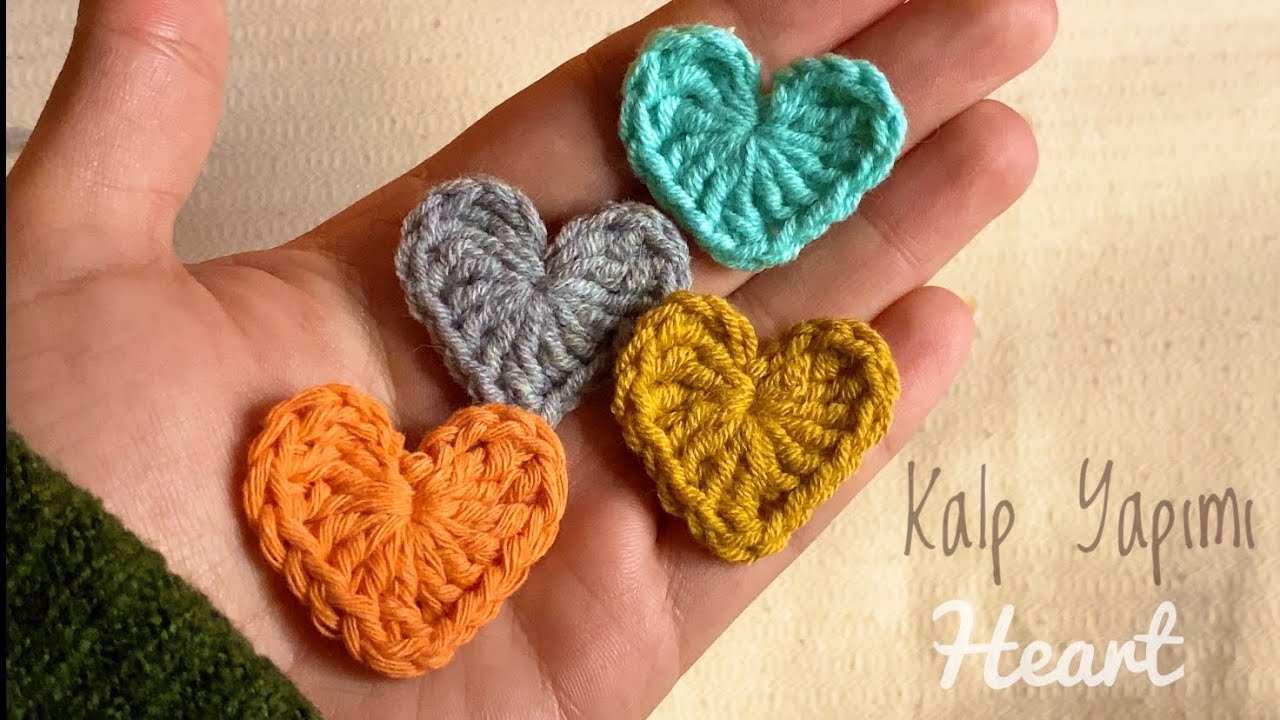 Tığ İşi Kalp Yapımı ❤️ (Crochet Heart Tutorial)