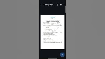 BMSCW AUTONOMOUS 1ST SEM BCOM MANAGEMENT PRINCIPLES & APPLICATION QUESTION PAPER 2022