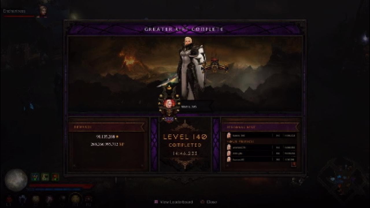 D3 S26 GR140 Rank 2 Crusader (Valor & overall) PS4/PS5
