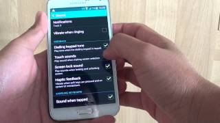 Samsung Galaxy S5: How to Enable/Disable Touch Screen Sound screenshot 1