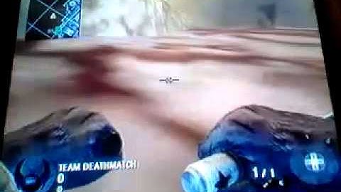 Cod black ops (Wii) out of the map glitch