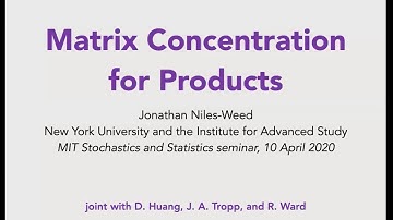 "Matrix Concentration for Products"