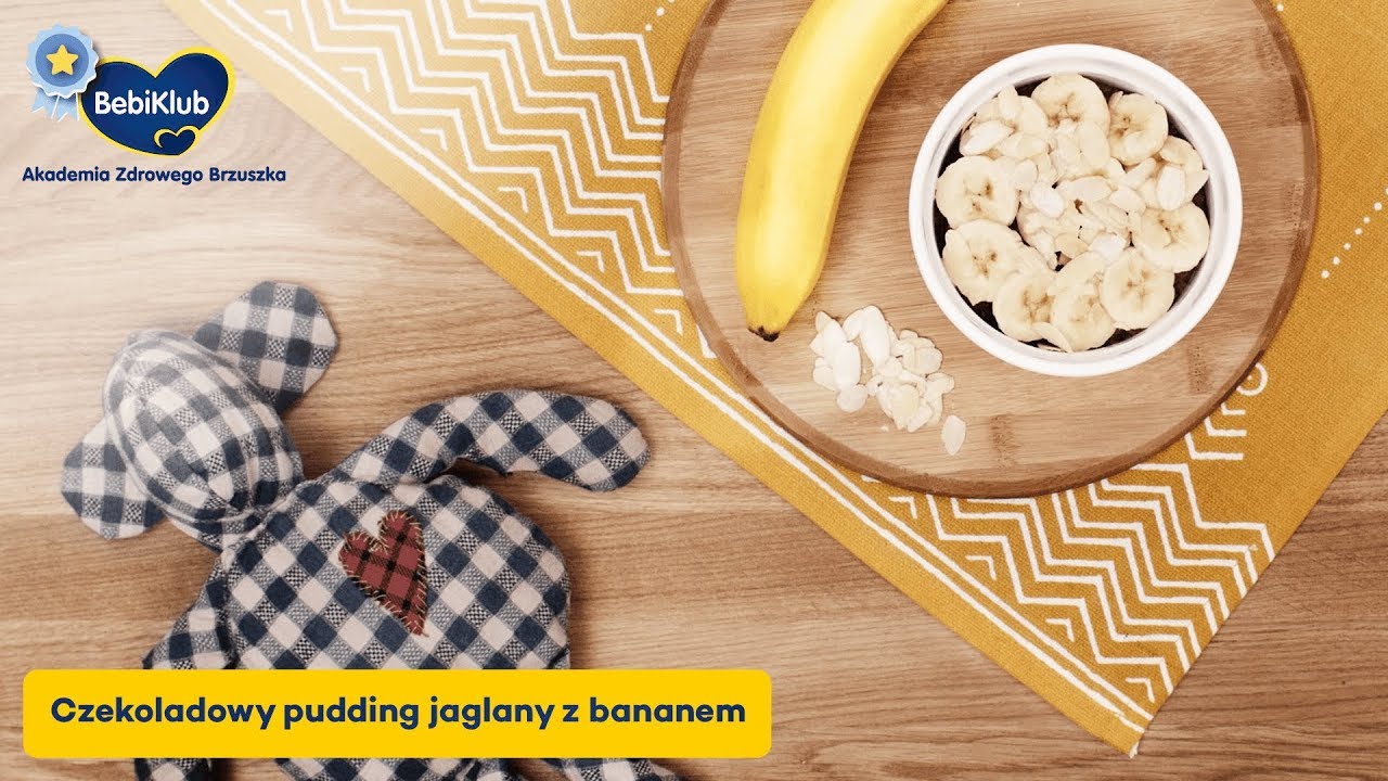 Czekoladowy pudding jaglany z bananem YouTube