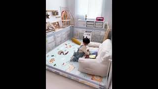 Kiboom 2 In 1 Large Playpen For Babies And Toddlers With Liftable Gate Baby Play Yard