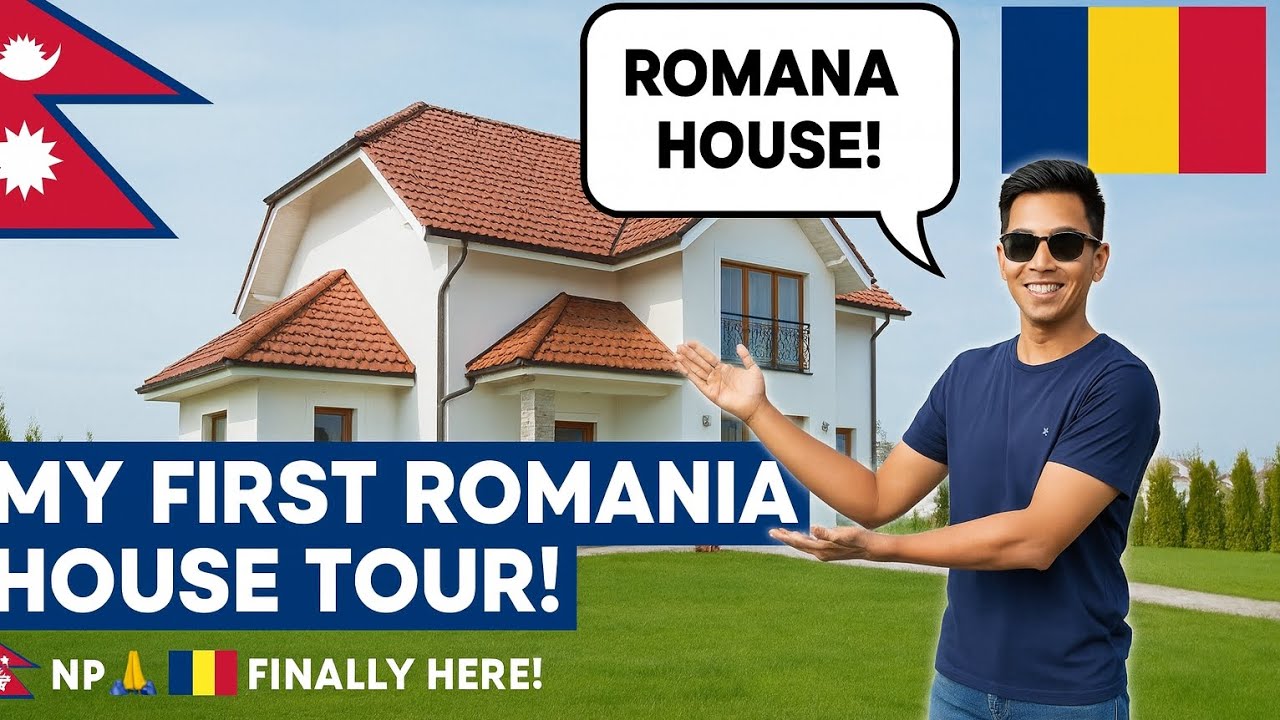 Romania First Day Vlog  मेरो हाउस टुर रोमािनेया आएको पहिलो दिन मेरो नयाँ घरको दुर 