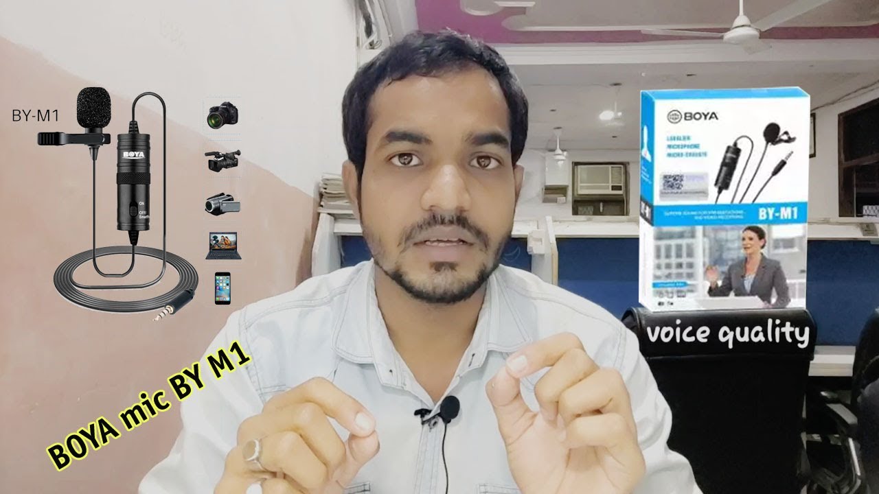 Best Budget Mic for YouTubers Mic BOYA BYM1 Lavalier Microphone