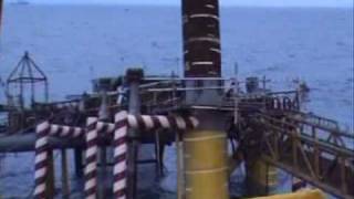 Offshore accident while building a platform