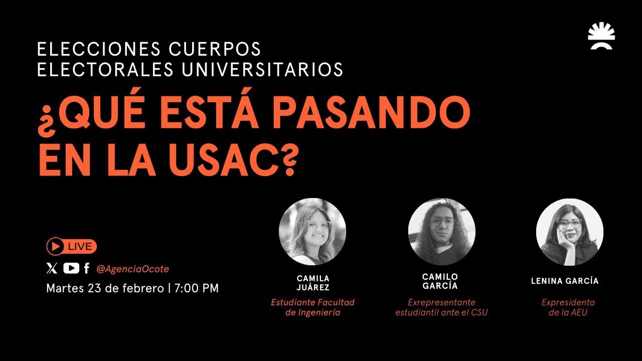¿Qué está pasando en la USAC?: Elecciones de cuerpos electorales universitarios