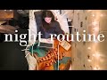 Spring Night Routine + Heatless Curl Tutorial