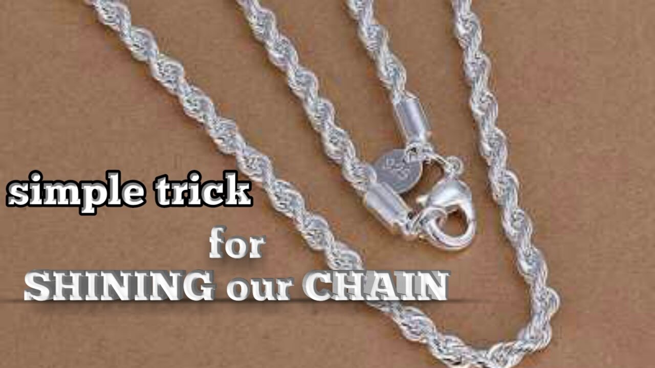 Simple Trick To Get Our Silver Chain Shaining homemadesilvercleaner Simple Trick To Get Our Silver Chain Shaining homemadesilvercleaner
