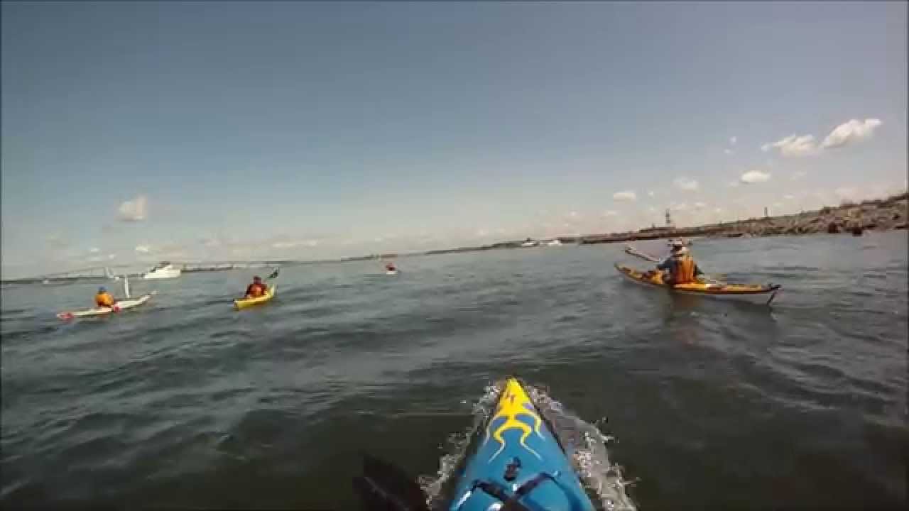 Newport and Jamestown R.I. kayak paddle YouTube