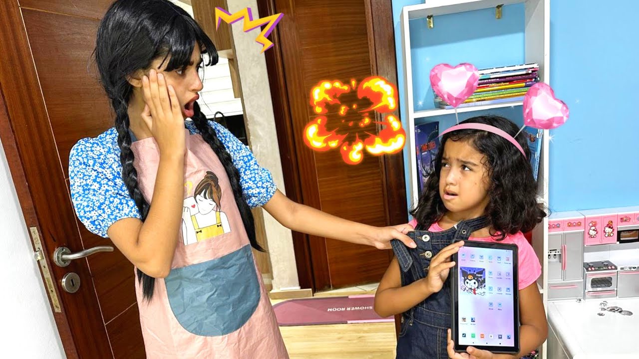 ( سلسلة ميرا والمشاكل لا تنتهي ) زوهيرة دابزات مع ميرا بسبب طابليط ( tablet)