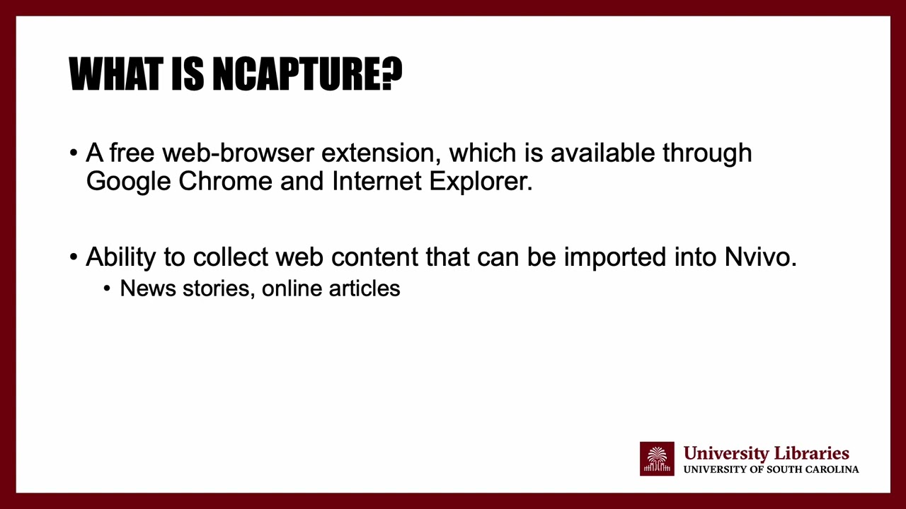 NCapture: How to use Part 1 (NVivo add-on to capture data on the internet)