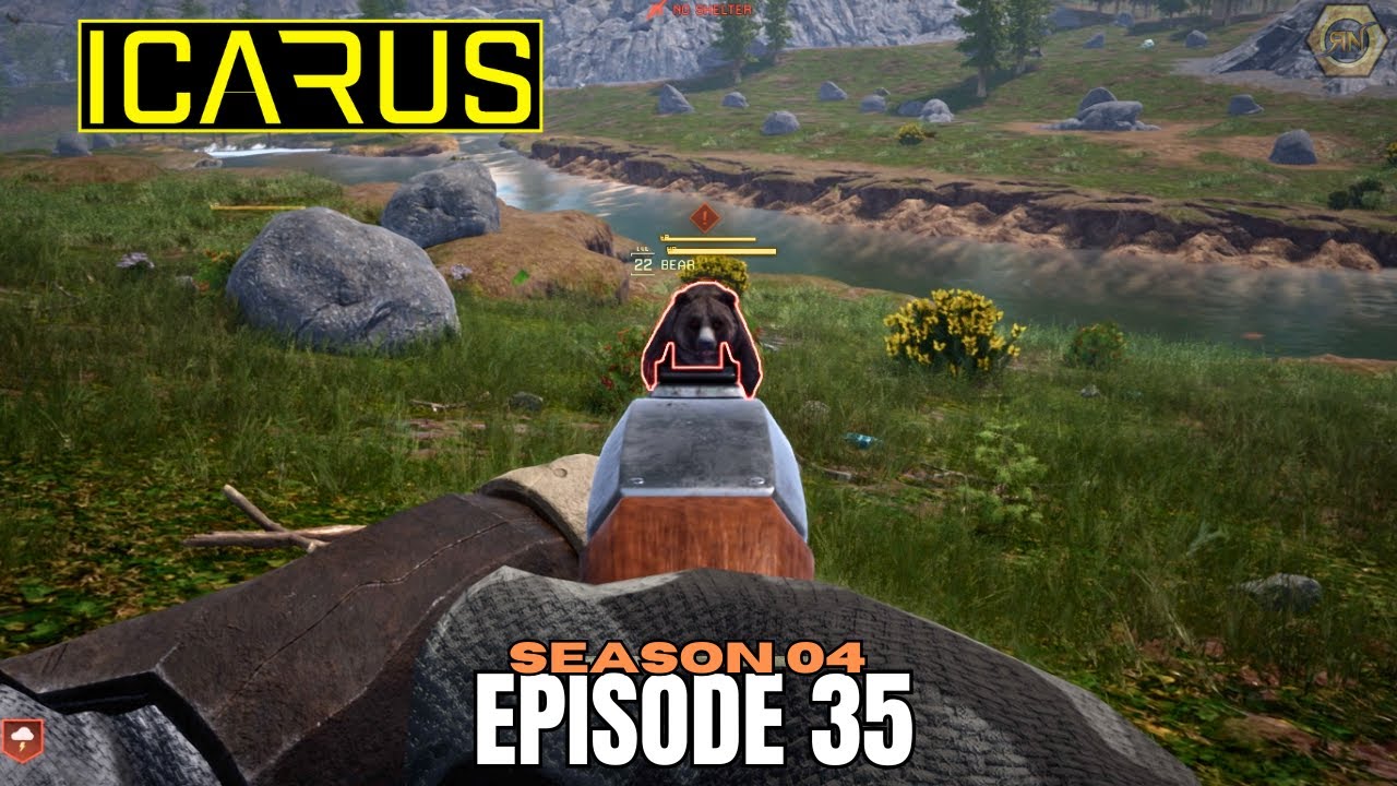 Пробую дробовик Trench! Геймплей открытого мира Icarus [S04E35]