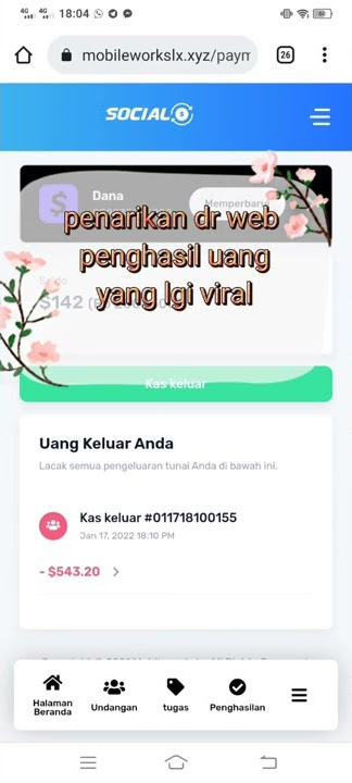 Website yang lagi viral //mobilewordkslx.xys apakah terbukti membayar kita buktikan