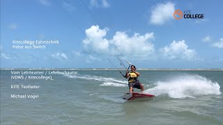 Kitecollege Driving technique Jibe out of Switch #2 Change of direction when kiting
