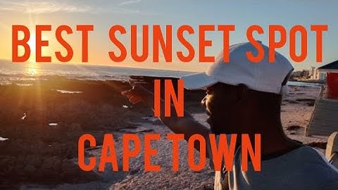 " SEA POINT PROMENADE CAPE TOWN | THE BEST SUNSET SPOT 🌅"