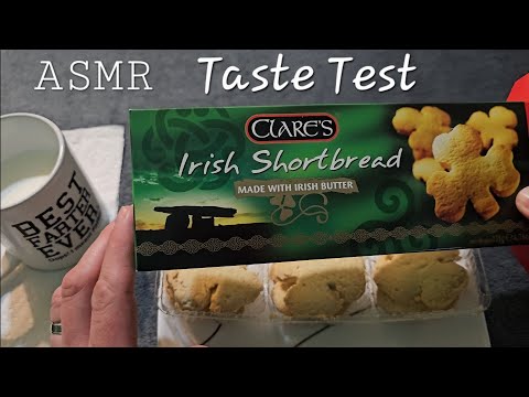 ASMR Taste Test Trying Irish Shortbread 