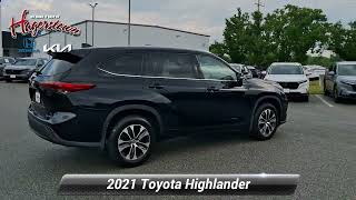 Used 2021 Toyota Highlander XLE Hagerstown MD 26K6745A