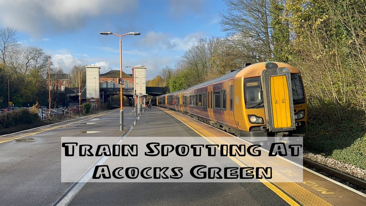 Наблюдение за поездами в Акокс-Грин