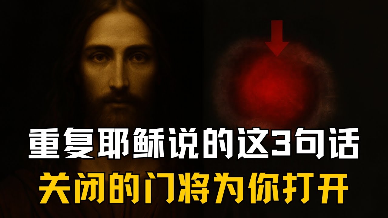 重复耶稣说的这3句话，关闭的门将为你打开！