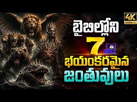 బైబిల్ గ్రంధములో దాగి ఉన్న 7 భయంకరమైన జంతువులు || 7 Animals in the Bible @BibleUnknownFactsTelugu