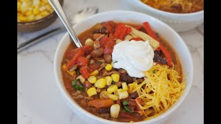 7 Can Taco Soup Made in the Crock Pot