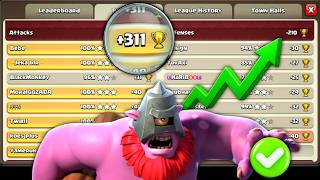 I Tried the Rank 1 TH18 Army and Got Promoted to Legends! in clash of clans