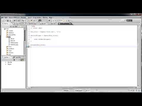 Formation PHP 5.4 : Lire dans un fichier (42/52)