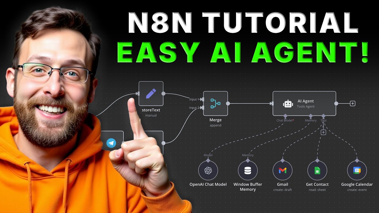 The Ultimate N8N AI Agent Tutorial: Beginner-Friendly Guide - YouTube