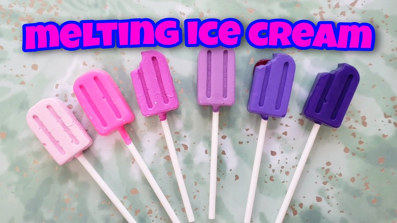 FROZEN PAINT MIXING ASMR: MELTING ICE CREAM, ODDLY SATISFYING