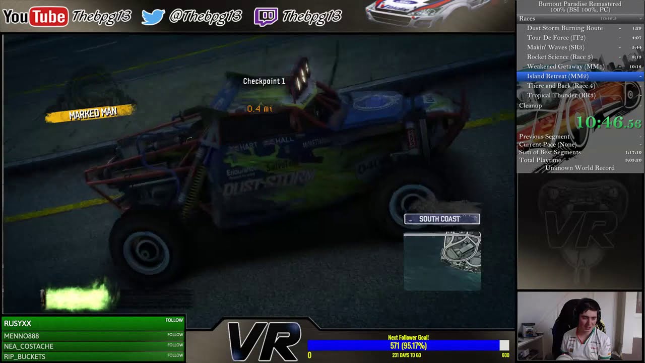 Burnout Paradise Remastered Bsi 100 Speedrun In 1 09 58 Pb Youtube