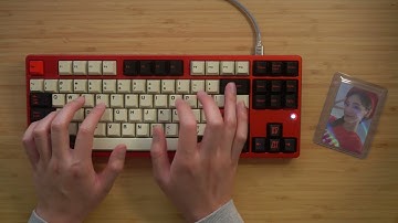 8xv2.0add by MatrixLab w/ Vintage Cherry MX Clears | Typing Test | ASMR