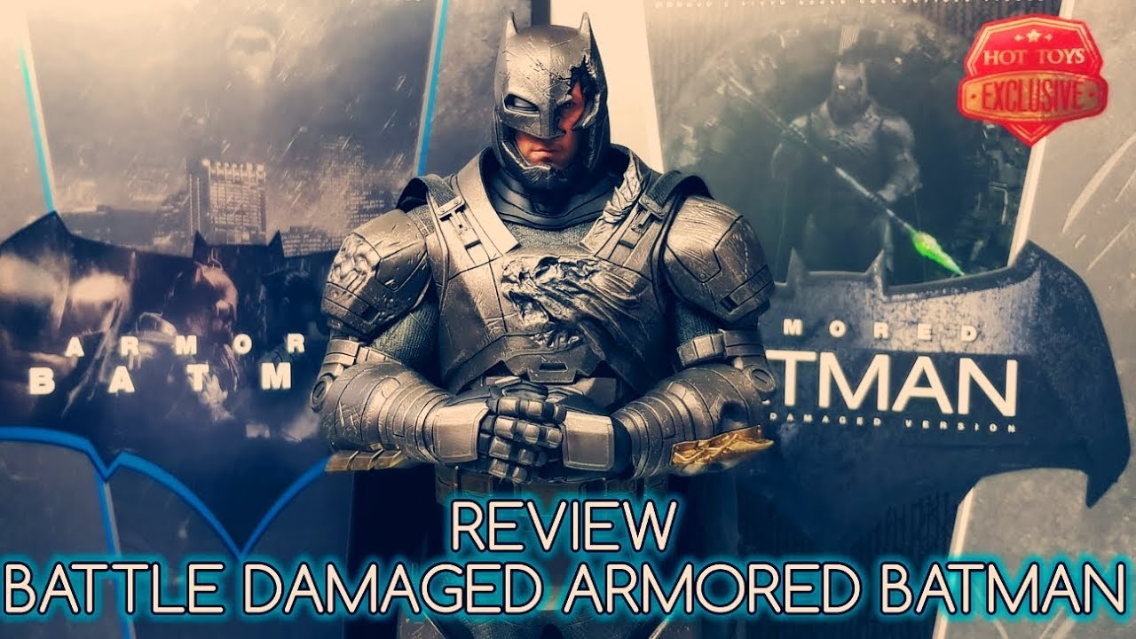 armored batman battle damaged version