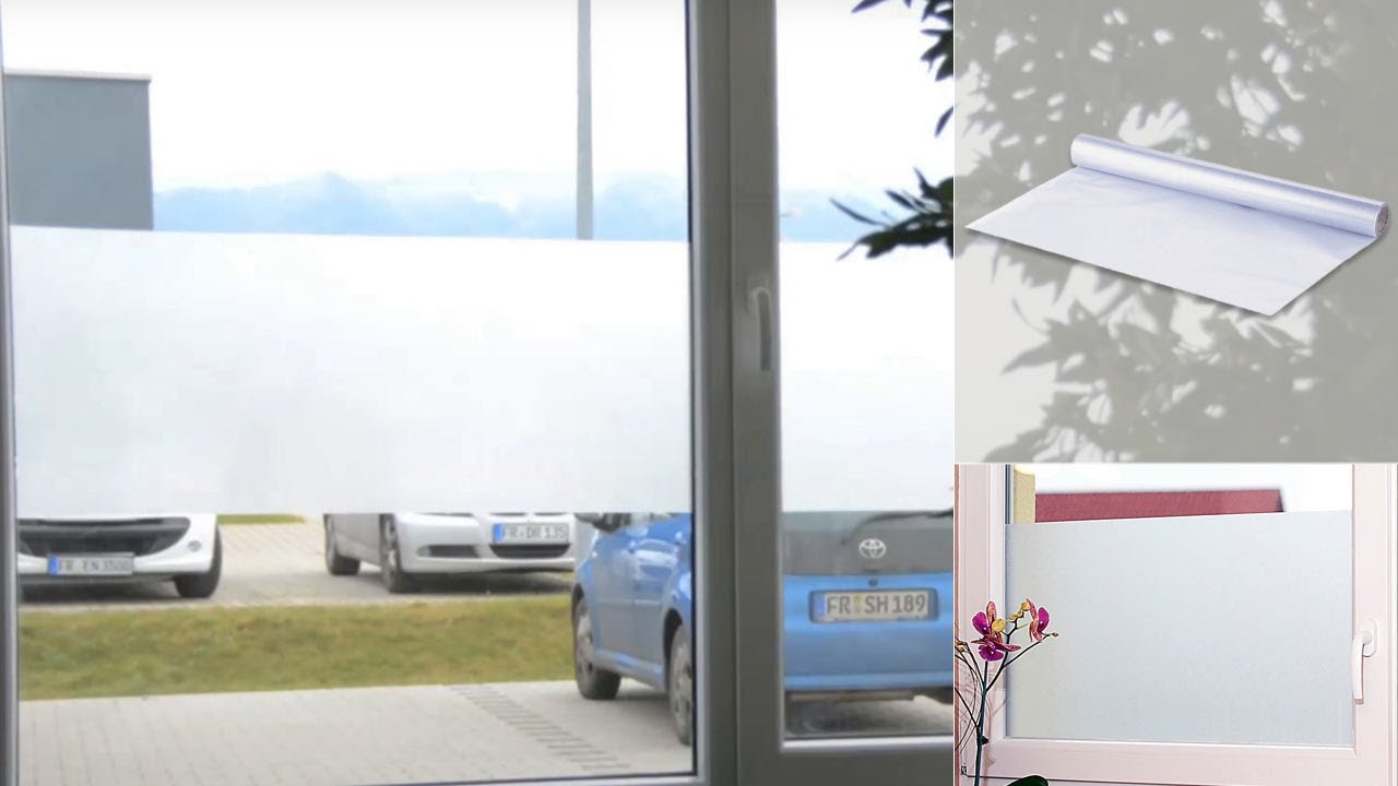 2 Films De Discrétion 45 X 200 Cm Verre Dépoli