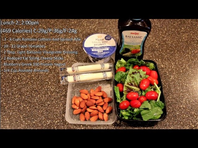 Cutting Meal Prep - 2500 Calories Full Day Of Eating And Calorie Breakdown - Youtube