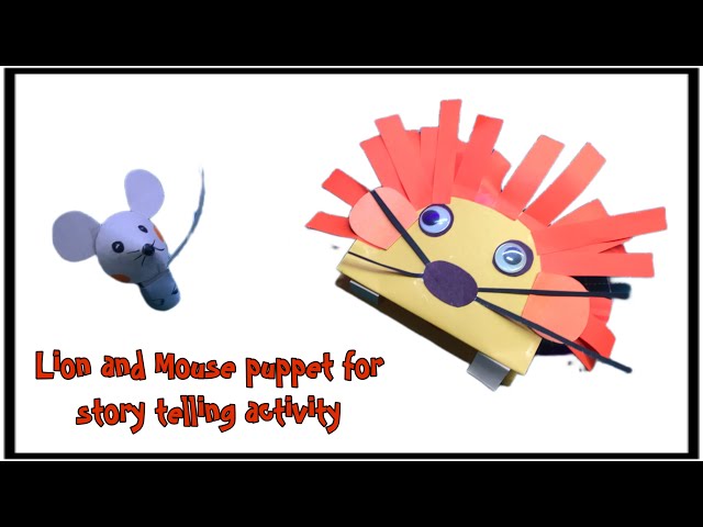 The Lion And The Mouse Puppet Craft