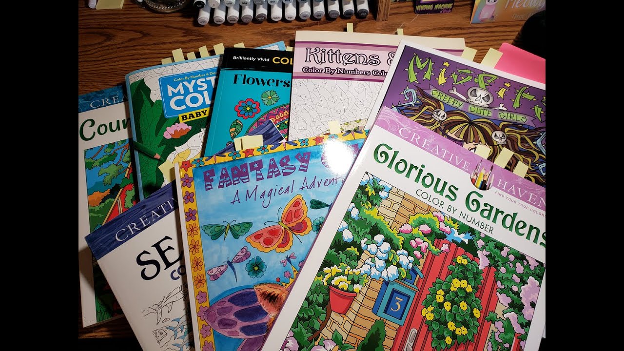 Download What I Colored in April 2020 - Completed Adult Coloring Pages! - YouTube