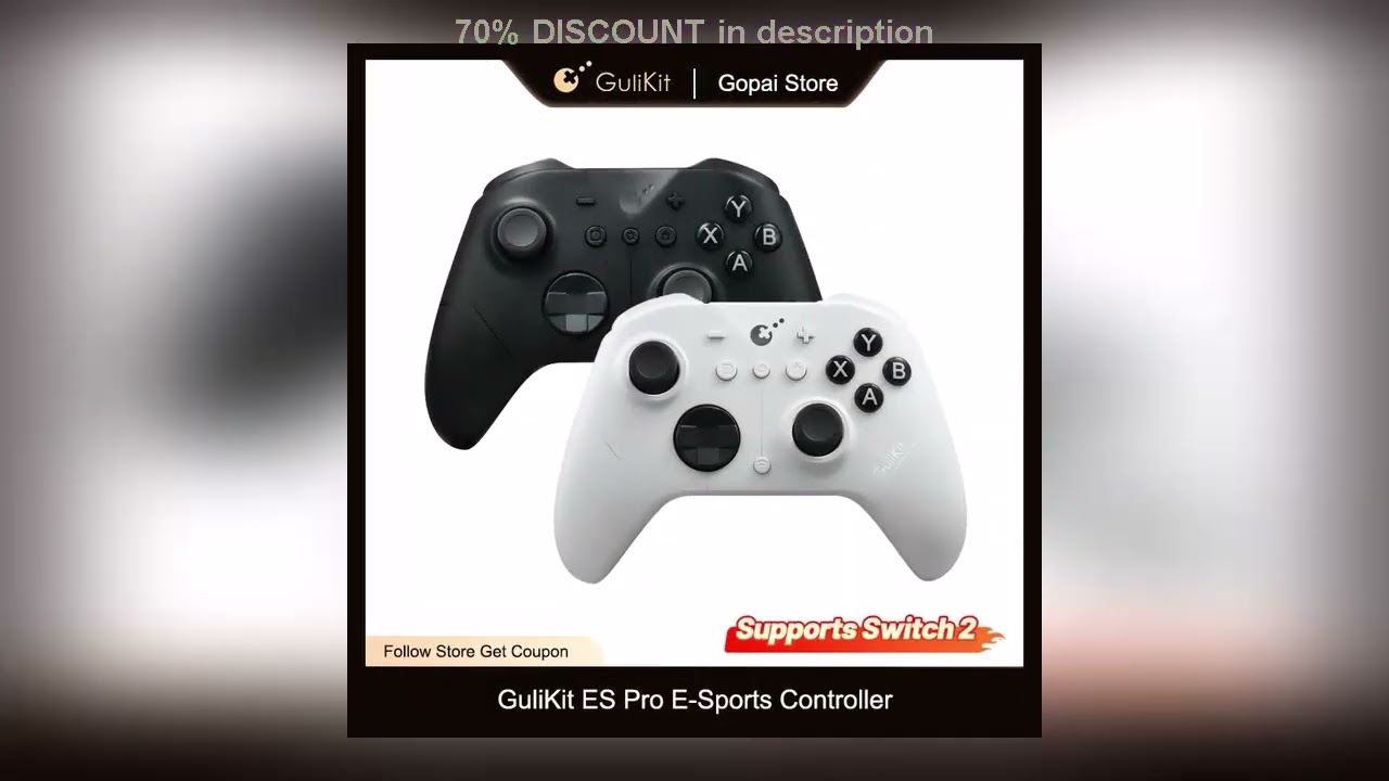 A must-have product! GuliKit ES Pro E-Sports Controller for Nintendo Switch / Switch 2, PC, Window