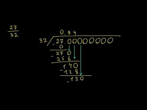 წილადის გადაქცევა პერიოდულ ათწიალადად