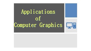 Computer Graphics Lecture 1: Applications of Computer Graphics