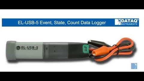 Introducing the EL-USB-5 Event, State and Count Data Logger