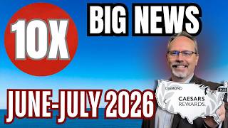 Caesars 10X Events, Southwest Companion Pass & Big Caesars News