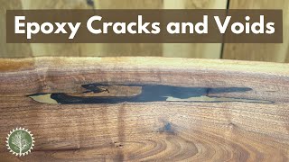 How to Fill Cracks and Voids with Epoxy  Getting a Perfect Epoxy Pour