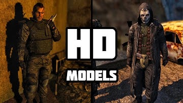 HD Models - Sin, UNISG, Renegades - Stalker Anomaly Addon Showcase