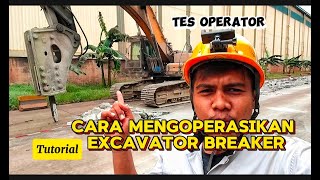 Tutorial Aktifkan Breaker Excavator dan Cara pengoprasianya‼️Pemula Wajib nonton