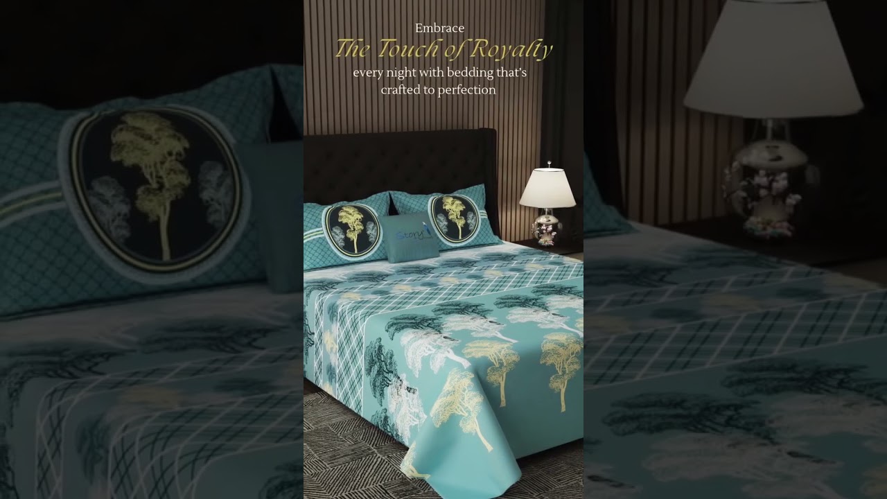Forever elegance with our King Size Bedsheet 