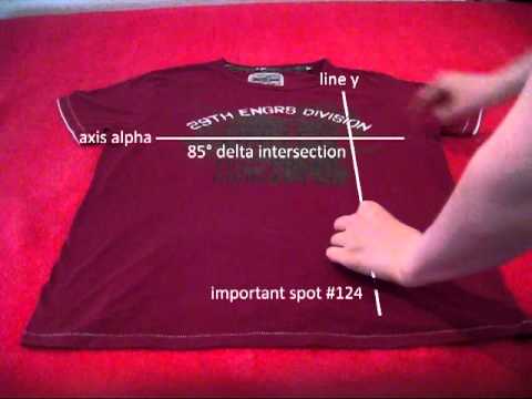 How I fold a T-Shirt - How I fold a T-Shirt